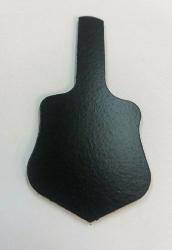Leather Key Fob Blanks - Shield Shape - Various Colours - Qty Options